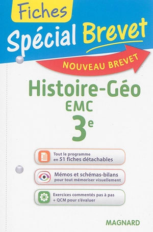 Histoire géo, EMC 3e : nouveau brevet - Nadine Daboval