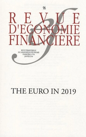 Revue d'économie financière, n° 96. The euro in 2019 - Jean Pisani-Ferry