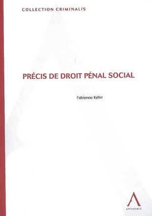 Précis de droit pénal social - Fabienne Kéfer