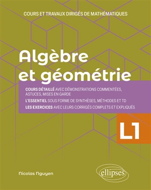 Algèbre et géométrie L1 - Nicolas Nguyen