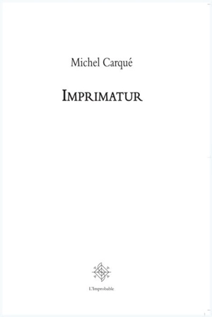 Imprimatur - Michel Carqué