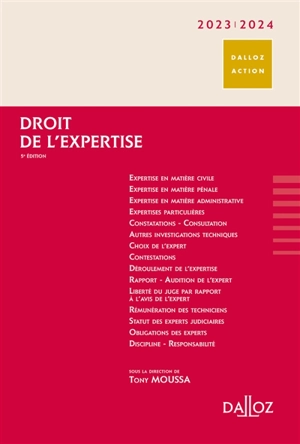 Droit de l'expertise : 2023-2024