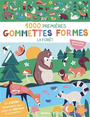 1.000 premières gommettes formes : la forêt - Nadia Taylor