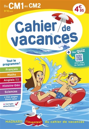 Cahier de vacances du CM1 au CM2, 9-10 ans : tout le programme ! - Alain Charles