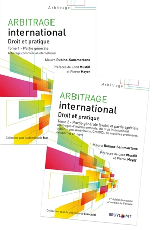 Arbitrage international : droit et pratique - Mauro Rubino-Sammartano