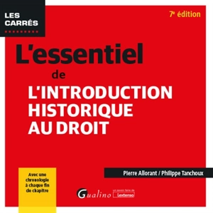 L'essentiel de l'introduction historique au droit - Pierre Allorant