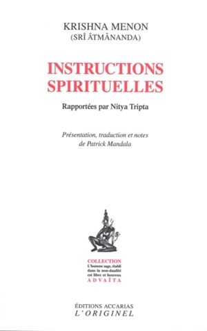 Instructions spirituelles - Swami Ātmānanda