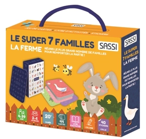 Le super 7 familles : la ferme : réunis le plus grand nombre de familles pour remporter la partie ! - Giulia Meneguzzo