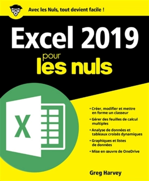 Excel 2019 pour les nuls - Greg Harvey