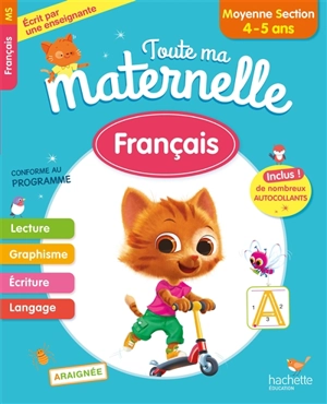 Toute ma maternelle : français, moyenne section, 4-5 ans : conforme au programme - Caroline Marcel