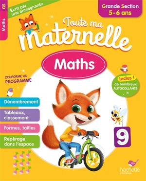 Toute ma maternelle : maths, grande section, 5-6 ans : conforme au programme - Caroline Marcel