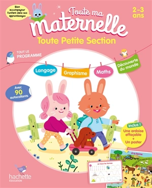 Toute ma maternelle, toute petite section, 2-3 ans : tout le programme - Caroline Marcel