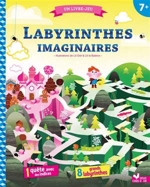 Labyrinthes imaginaires : 1 quête avec des indices, 8 grands labyrinthes - Lilidoll