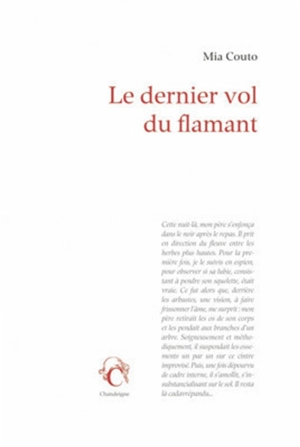 Le dernier vol du flamant - Mia Couto