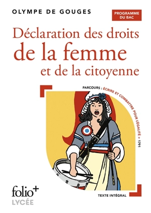 Déclaration des droits de la femme et de la citoyenne : programme du bac - Olympe de Gouges