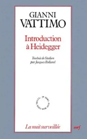 Introduction à Heidegger - Gianni Vattimo