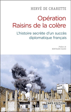 Opération Raisins de la colère : l'histoire secrète d'un succès diplomatique français - Hervé de Charette