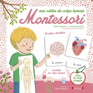 Mes cartes du corps humain Montessori - Céline Santini