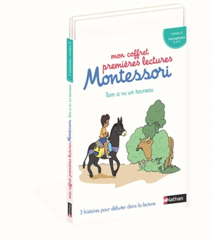 Mon coffret premières lectures Montessori : Tom a vu un taureau : 3 histoires pour débuter dans la lecture, niveau 4, homophones o, s, c - Chantal Bouvÿ