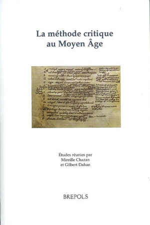 La méthode critique au Moyen Age