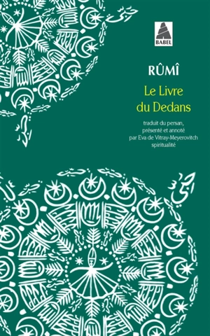 Le livre du dedans : fihi-mâ-fihi - Molavi