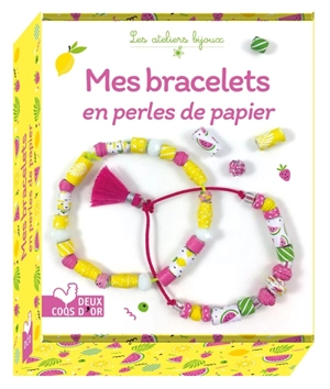 Mes bracelets en perles de papier - Mademoiselle Lupin