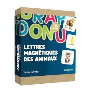 Lettres magnétiques des animaux - Céline Alvarez