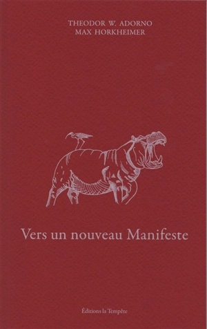 Vers un nouveau manifeste - Theodor Wiesengrund Adorno