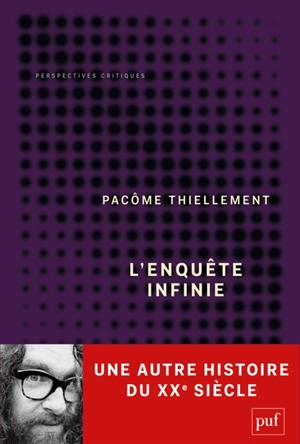 L'enquête infinie - Pacôme Thiellement