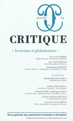 Critique, n° 768