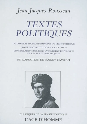 Textes politiques - Jean-Jacques Rousseau