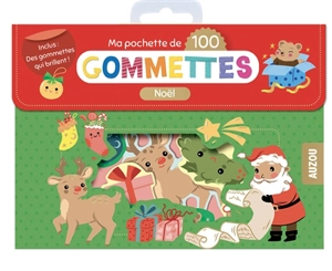 Noël : ma pochette de 100 gommettes - Borghild Fallberg