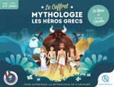 Le coffret mythologie : les héros grecs : le livre + le jeu de 7 familles - Patricia Crété