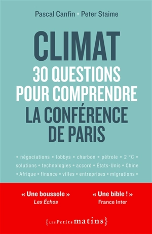 Climat : 30 questions pour comprendre la Conférence de Paris - Pascal Canfin