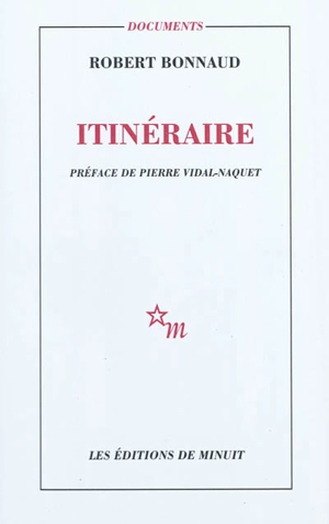 Itinéraire - Robert Bonnaud
