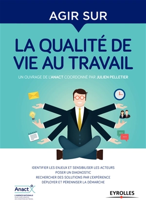 Agir sur... la qualité de vie au travail : identifier les enjeux et sensibiliser les acteurs, poser un diagnostic, rechercher des solutions par l'expérience, déployer et pérenniser la démarche - Agence nationale pour l'amélioration des conditions de travail (France)