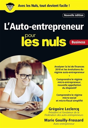 L'auto-entrepreneur pour les nuls : business - Grégoire Leclercq