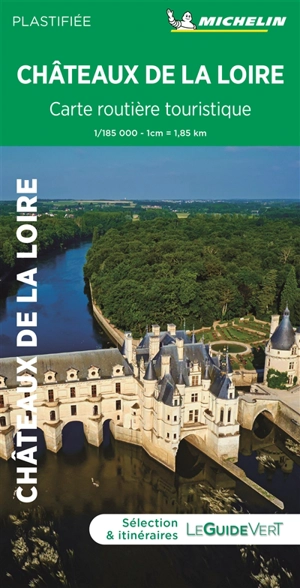 Chateaux de la Loire : carte routière et touristique - Manufacture française des pneumatiques Michelin