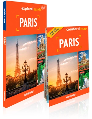 Paris : guide + carte - Anna Nowakowska