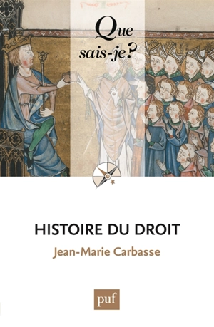 Histoire du droit - Jean-Marie Carbasse