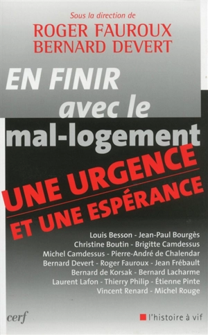 En finir avec le mal-logement : une urgence et une espérance