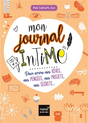 Mon journal intime pour écrire mes rêves, mes pensées, mes projets, mes secrets... - Cristina Petit