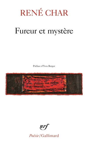 Fureur et mystère - René Char