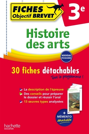 Histoire des arts : 3e : 30 fiches détachables - Christophe Saïsse