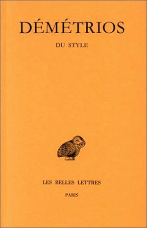 Du style - Démétrios de Phalère