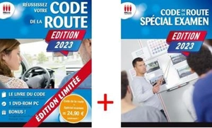 Coffret Réussissez votre code de la route + Code de la route spécial examen : 2023 - Bip media