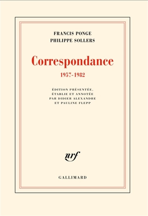 Correspondance : 1957-1982 - Francis Ponge