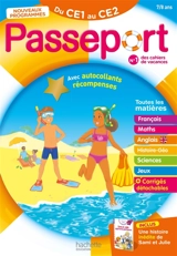 Passeport du CE1 au CE2, 7-8 ans : toutes les matières : nouveaux programmes - Catherine Bessières