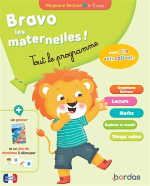 Bravo les maternelles ! : tout le programme : moyenne section, 4-5 ans - Christophe Paul