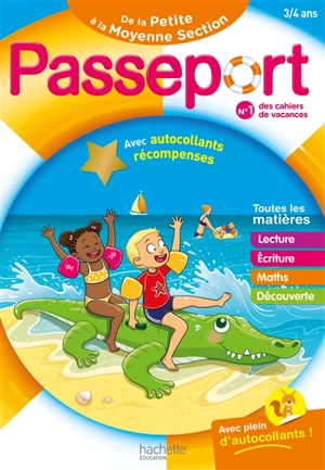 Passeport de la petite à la moyenne section, 3-4 ans : toutes les matières - Marie-Christine Exbrayat